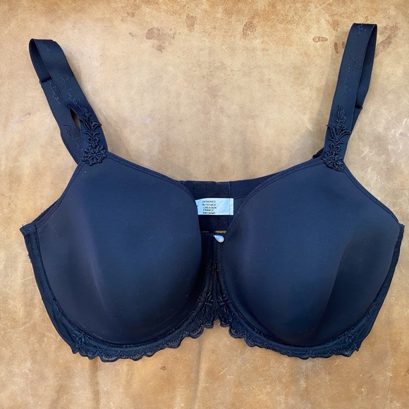 NWT Jeanette Bras Exactement Chic Spacer Black Bra SZ 40F - Picture 1 of 4